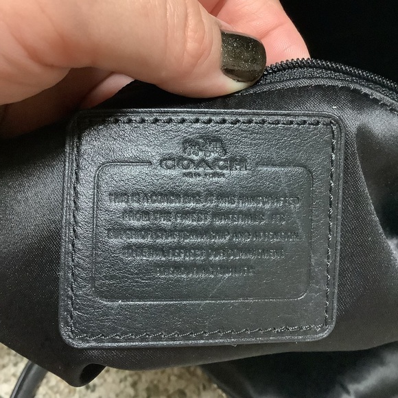 Black Leather Coach Hobo Bag - Picture 4 of 4